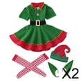 thumbnail image 1 of Disfraz de ,Disfraz de Navidad de Disfraces de Halloween,Conjunto de ropa de disfraces Traje de Navidad Cosplay,Disfraz de Navidad de Adultos Niños Mujeres Hombres,Conjunto de, 1 of 8