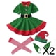 thumbnail image 1 of Disfraz de ,Disfraz de Navidad de Disfraces de Halloween,Conjunto de ropa de disfraces Traje de Navidad Cosplay,Disfraz de Navidad de Adultos Niños Mujeres Hombres,Conjunto de, 1 of 8