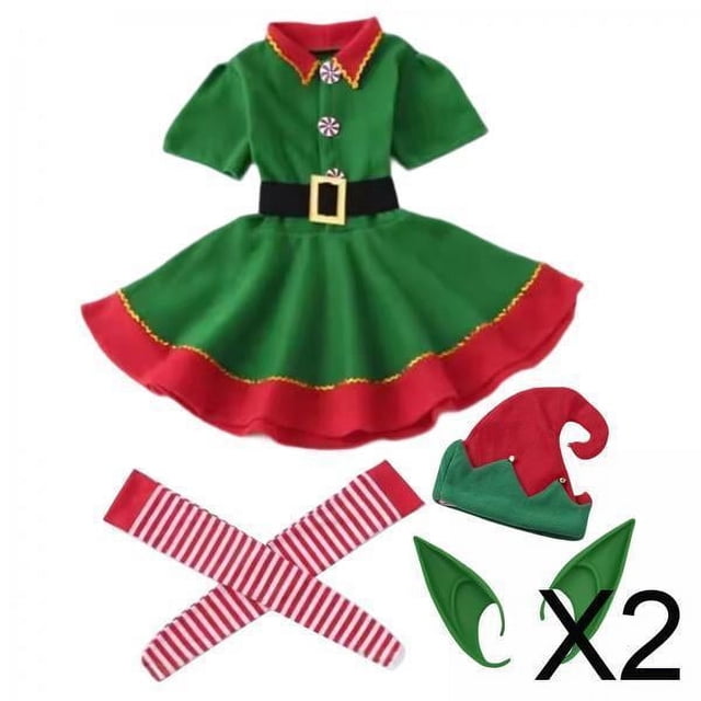 Disfraz de ,Disfraz de Navidad de Disfraces de Halloween,Conjunto de ropa de disfraces Traje de Navidad Cosplay,Disfraz de Navidad de Adultos Niños Mujeres Hombres,Conjunto de