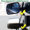 thumbnail image 3 of Side Rearview Mirror Heating Glass Heated Mirror Lens Fit For Land Rover Freelander 2 LR2 L359 2010-2016 1pc Left, 3 of 6