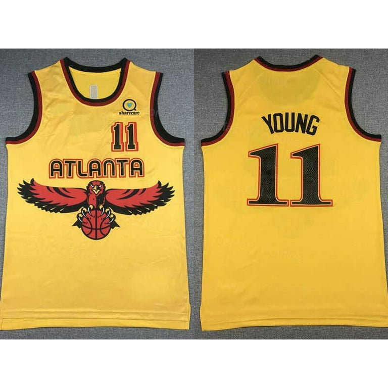 Welke Terugspoelen uitvinding NBA_ Men Basketball Trae Young Jersey 11 John Collins 20 Team Color Red  Yellow White Black Navy Blue Embroidery And Stitch''nba''jerseys -  Walmart.com