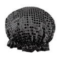 thumbnail image 4 of Gorro de Baño Impermeable para Mujer Negro Zulema Gorro de ducha, 4 of 8