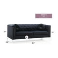 thumbnail image 2 of Glory Furniture Pompano Velvet Sofa in Black, 2 of 8