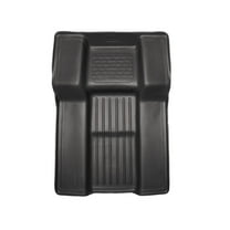 Husky Liners 81241 Weatherbeater Walkway Floor Mat Fits 2007-2010 Escalade/Tahoe/Yukon w/ 2nd Row Bench/Bucket Seats 1pc Black