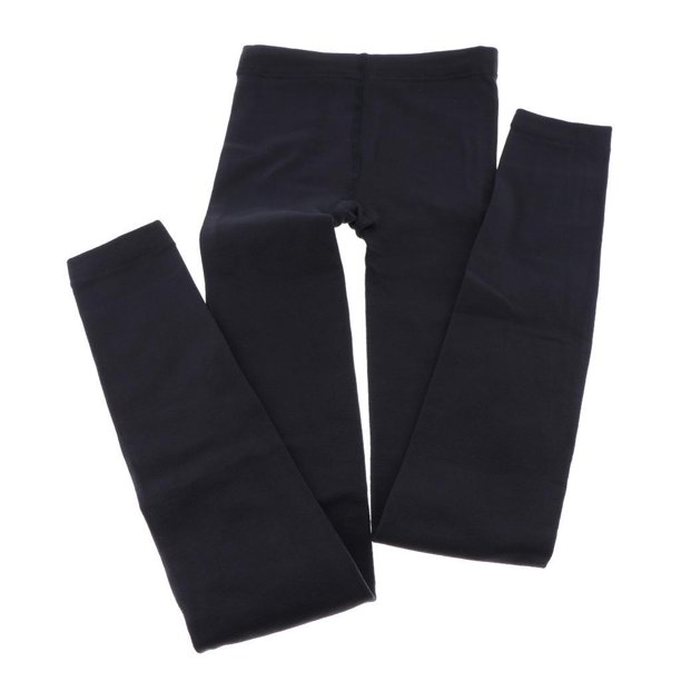 Leggings Qarigey con forro polar para mujer Medias gruesas y cálidas de invierno Gris oscuro Sin pies