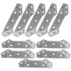 thumbnail image 1 of WHAMVOX 10Ud Soporte Angular Plateado Para Muebles Con Resistencia Y Durabilidad, 1 of 8