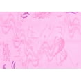 thumbnail image 1 of Ahgly Company Indoor Rectangle Abstract Pink Modern Area Rugs, 2' x 5', 1 of 4