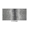 thumbnail image 4 of Better Trends Bath Rug 30” x 50” Bathroom Rug Mat Non-Slip Micro Polyester Bath Rugs for Bathroom Floor, Shower, Tub, Toilet Casablanca Collection - (Gray), 4 of 5