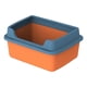 thumbnail image 3 of Cajas de arena para gatos de interior con protector de arena, extraíbles, fáciles de limpiar, de alta Naranja, 3 of 9