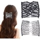 thumbnail image 1 of Peineta elástica para el cabello con cuentas, diapositiva mágica de cuentas de cristal, peine doble de perlas elásticas, clip retro de doble diapositiva, accesorios para el cabello para mujer, 2 uds., 1 of 4