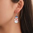 thumbnail image 2 of 6 pendientes de Navidad para mujer, estilo navideño, pendientes colgantes, regalo para niñas, 2 of 6