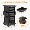 Ultimate Salon Trolley for Salon Stations SpaceSaving Rolling Cart for