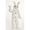 Halco 1093-H White Bunny Suit with Mascot Head- Size Adult Large