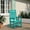 Aqua, variant on HDPE Outdoor Rocking Chair, All-Weather High Back Porch Rocker, Brown