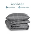thumbnail image 5 of Bare Home Down Alternative Comforter Set - 2-Pieces - All Seasons - Twin/Twin-XL, Gray/White, 5 of 6