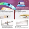 thumbnail image 4 of Romwish Bluetooth and Remote RGB LED Strip Lights 32.8 FT, 4 of 4