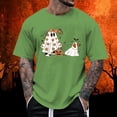 thumbnail image 2 of toraway Chemises pour Hommes Graphiques Anime Été Homme Chemise Décontractée Imprimée Blouse Manches Courtes Col Rond Hauts L, 2 of 4