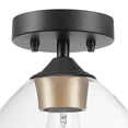 thumbnail image 2 of Globe Electric Harrow Ceiling Light Matte Black 60W E26, 2 of 5