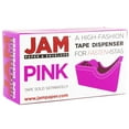 thumbnail image 2 of JAM Colorful Tape Dispenser, Pink, 1/Pack, 2 of 5