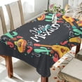thumbnail image 4 of Mexico Pattern Rectangle Tablecloth, Dust Proof Anti Wrinkle Wipeable Table Cloth Tabletop for of Dinner Kitchen Wedding Holiday Party 54"x54" Home Decor, 4 of 7