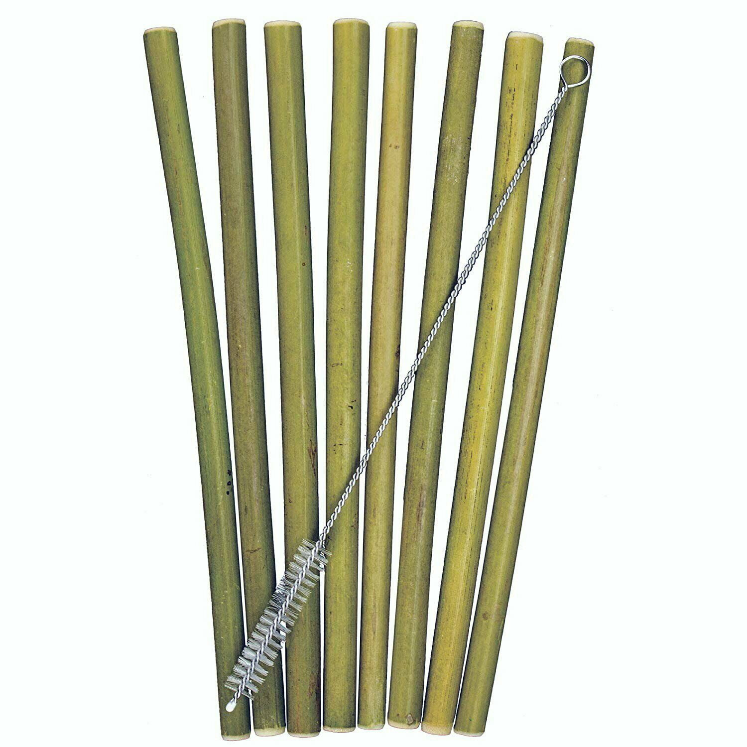 Totally Bamboo 8.5" Reusable Bamboo Drinking Straws 8pk