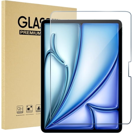 ProCase 1 Pack Screen Protector for iPad Air 6th Generation 11 inch M2 2024 A2902 A2903 A2904, Tempered Glass Film Guard for iPad Air 6 -Clear
