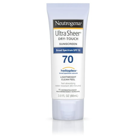 Neutrogena Ultra Sheer Dry-Touch Sunscreen, Broad Spectrum Spf 70, 3 Oz. - Walmart.com