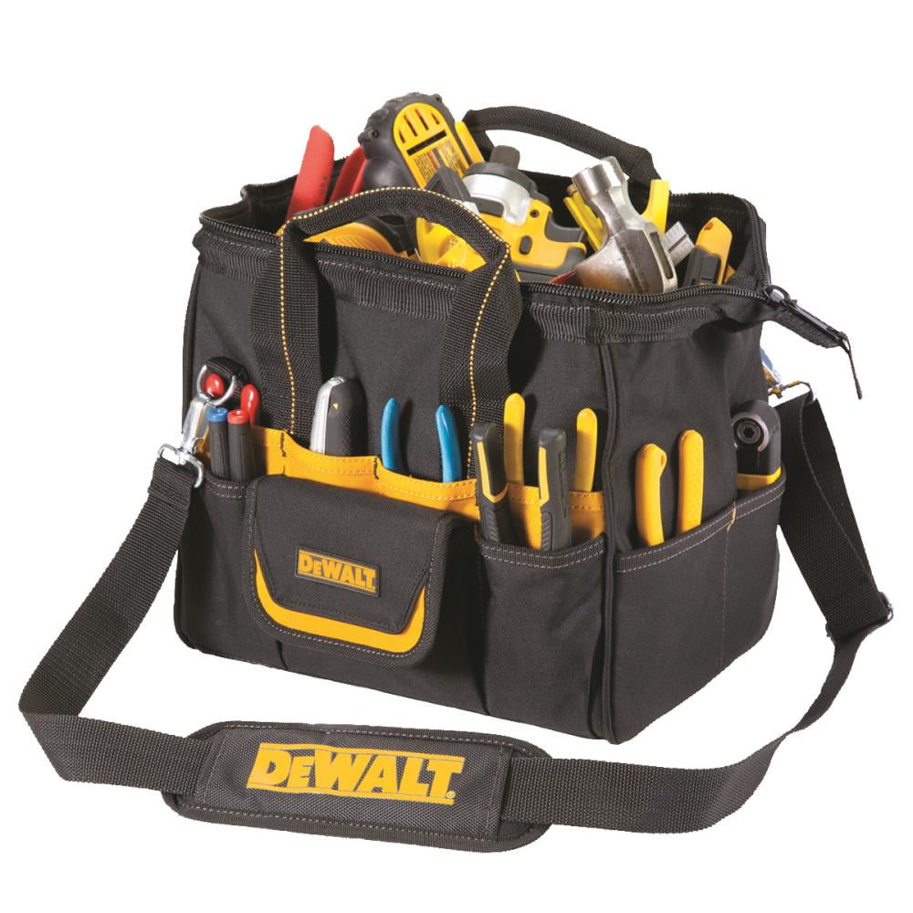 DeWalt DG5542-12" Tradesman's Handy Man 29 Pocket Tool Bag Box Shoulder Strap 