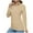 Khaki, variant on Swuxness Women Casual T-Shirt, Women's Long Sleeve Tops, Women Mesh Baseball Jacket Zipper V Neck Pullover Breathable Wicking Functional Shirt Top White, L