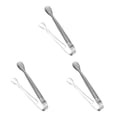 thumbnail image 4 of Pinzas de azúcar Wosthever de acero inoxidable reutilizables lavables suaves recogedores de cubitos de hielo, 4 of 6