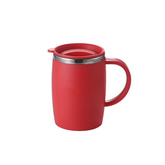 Coffee Mugs With Lids, Self Heating Coffee Mug, Stainless Steel Travel Mug Insulated Thermal Coffee Cup, Double Wall Vacuum Insulated Tumbler for Hot Cold Drinks Office Travel Outdoor Use