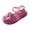 Purple, variant on Jelly Gladiator Sandal for Little Girl/Big Girl Crystal Clear Princess Dress Up Butterfly Water Rain Shoes 2.5-10Y
