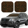 thumbnail image 1 of Wukai Color Music Car Front Windshield Sun Shade,Sun Visor Shield Block Automotive Interior Protector Blocks UV Rays-Small, 1 of 6