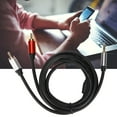 thumbnail image 4 of Cable De 3,5 Mm A 2 , Cable Divisor , Cable Extensible De Sonido HiFi Chapado En Oro Para TV Para Altavoz, 4 of 7