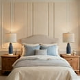 thumbnail image 5 of Yokila Blue Ceramic Table Lamps Set of 2 for Living Room Bedroom 23.75" Modern Bedside Nightstand Lamps, 5 of 12