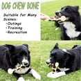 thumbnail image 5 of Juguete para masticar perros, masticar huesos, masticar huesos, resistente para perros agresivos, sabor a carne de res, para aderezos y limpieza de dientes, para perros pequeños y medianos (S) Afortunado Sencillez, 5 of 5