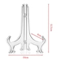 thumbnail image 2 of Lefu 5pcs Transparent Folding Tray Bracket Rack Multi-purpose Ornaments Craft, 2 of 7