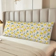 thumbnail image 6 of KLL Ultra Soft Microfiber Body Pillow Cover/Pillowcases 20"x54" with Hidden Zipper Closure-Flowers and Butterflies, 6 of 8