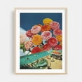 thumbnail image 2 of Summer Weekend - Los Angeles California Collage Surrealism Floral Vintage Summer Psychedelic Modern Art Pop Art Unframed Wall Art Print 12 x 16 inches, 2 of 4
