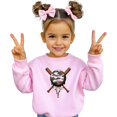 thumbnail image 2 of Camo Baseball Unisex Sweatshirt Camouflage Sports Pride Pullover for Adults, Teens & Kids Pink Sweatshirt 2T, 2 of 8