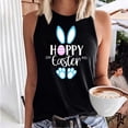 thumbnail image 2 of IROINNID Womens Casual Loose Tank Tops Easter Printing Round-Neck Sleeveless Summer Women Tops Spring Saving, 2 of 2