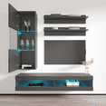 thumbnail image 4 of Fly H 34TV Wall Mounted Floating Modern Entertainment Center, 4 of 5
