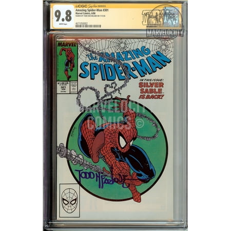 Amazing Spider-Man #301 CGC 9.8 Signed McFarlane 4671050002