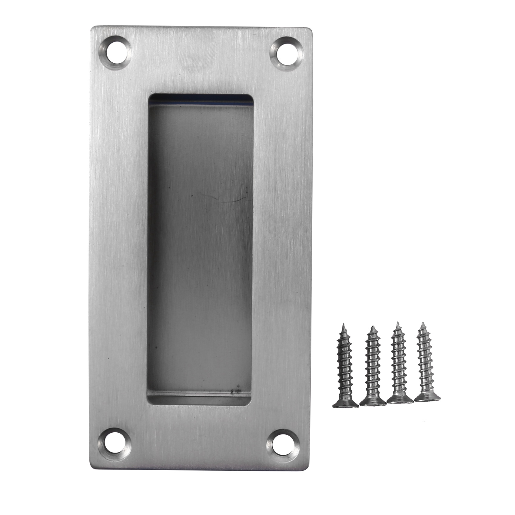 Growment Rectangular Face Fix Flush Recessed Sliding Door Pull Handle