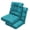 Aqua Blue, variant on Outdoor Chair Cushions Set of 2, 42x21x4 Inch Patio Cushion for Dining/Rocking Chairs, High Back Soft Seat Pad with Ties Red