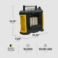 thumbnail image 3 of Comfort Gear Portable Propane Heater, 10,000 BTU, Indoor/Outdoor Use, 3 of 8