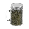 thumbnail image 2 of 24 Pack Mason Jar Mini Vidrio Con Asa Tapa 4 Oz Vaso Frasco Tarro Vaso Cristal Transparente Reunion Almacenar Organizar Diseño Pequeño Vasito Manualidades, 2 of 5