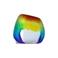 thumbnail image 2 of Yunuuuoa Customizable Trendy Colorful Wigs Car Pillow Covers, Polyester Elastic Car Seat Covers, Universal Fit for Auto Interior, Decorative Car Accessories, Washable Car Pillow Protector, 2 of 7