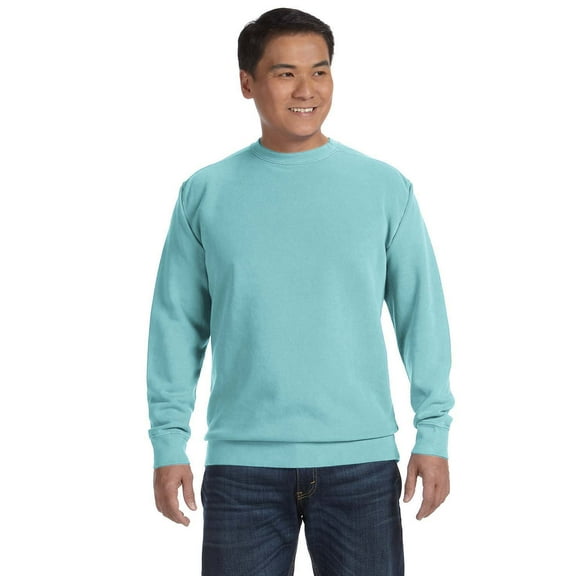 9.5 Oz. Garment-Dyed Fleece Crew , 1566 , CHALKY MINT , XX-Large