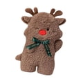 thumbnail image 4 of Almohada navideña rellena para decoración de fiesta navideña, regalo de Navidad, sofá de peluche Alce, 4 of 9